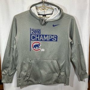 CHICAGO CUBS 2016 NIKE World Series champs hoodie Therma-Fit
